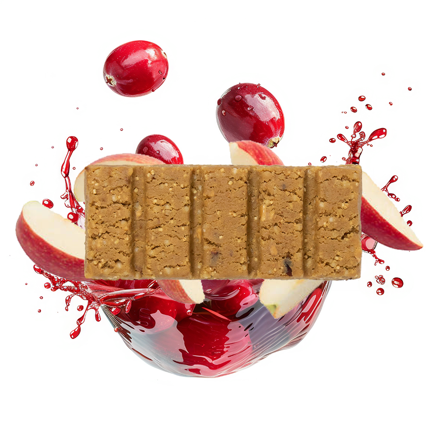 Pomme. Cranberry. 