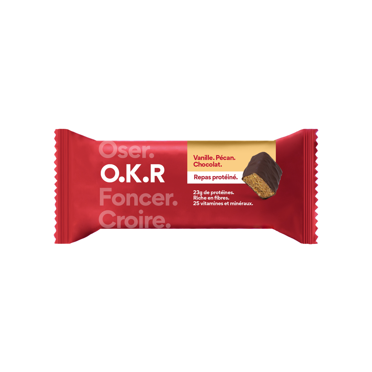 Vanille. Pécan. Chocolat. 