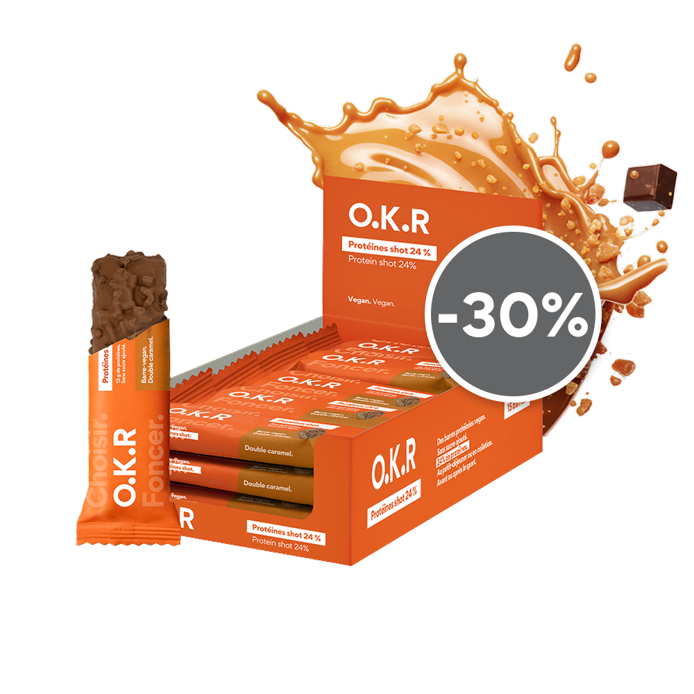 Double caramel. 