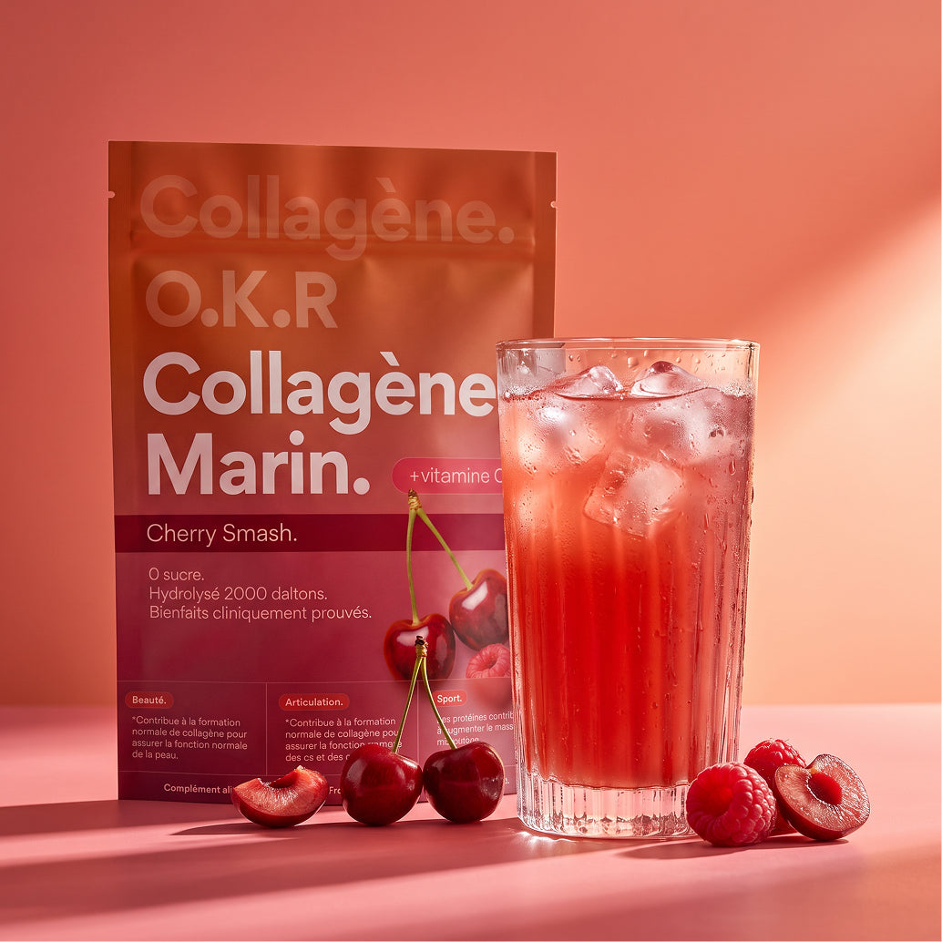 Iced Tea Pêche. (Sachet Collagène Marin / Snack)
