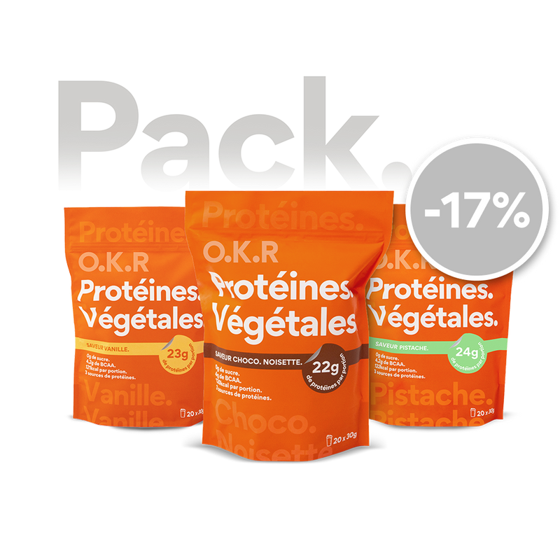 Pack 3 sachets. Protéine Végétale.
