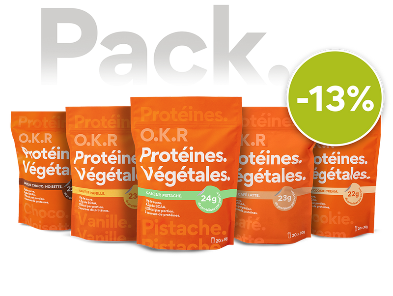 Pack 5 sachets. Protéine Végétale.