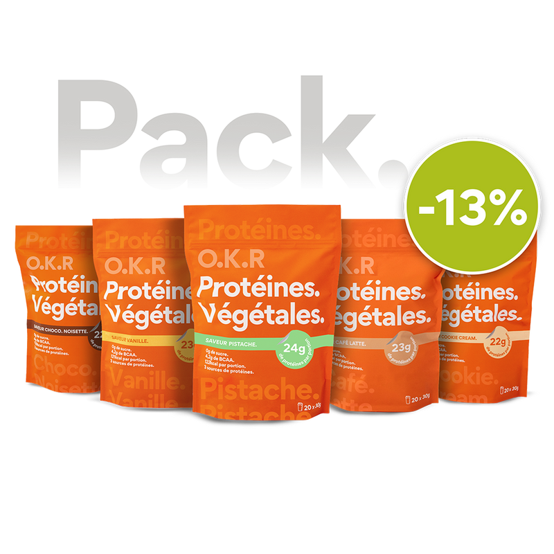 Pack 5 sachets. Protéine Végétale.