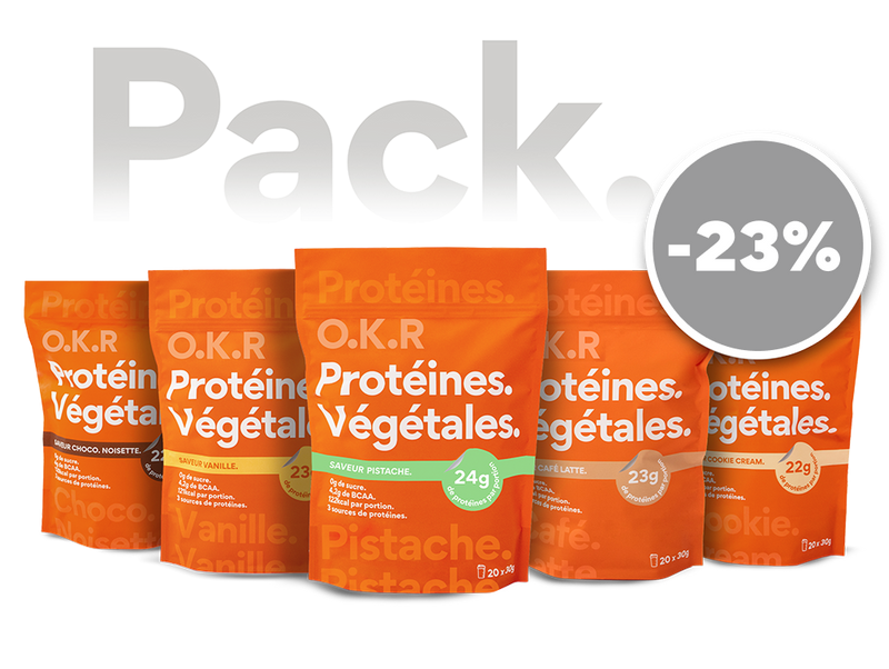 Pack 5 sachets. Protéine Végétale.