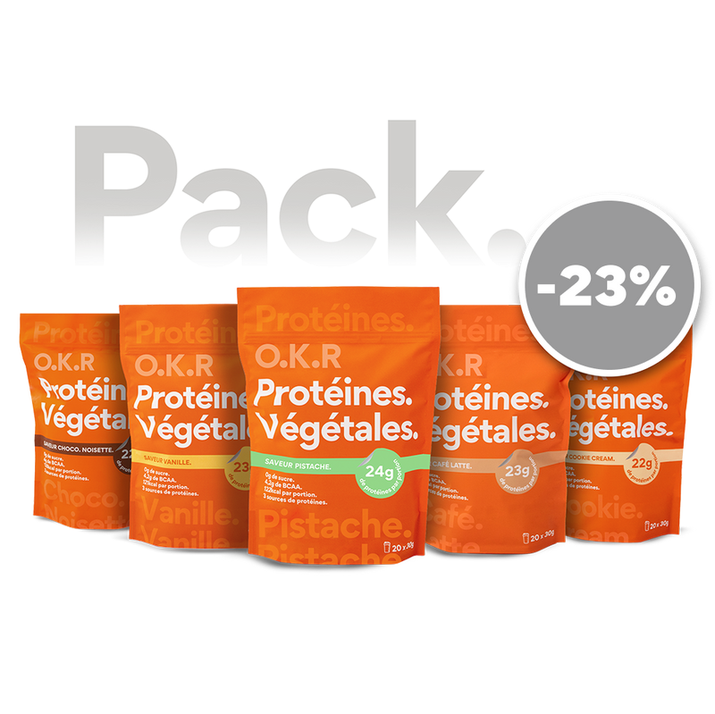 Pack 5 sachets. Protéine Végétale.